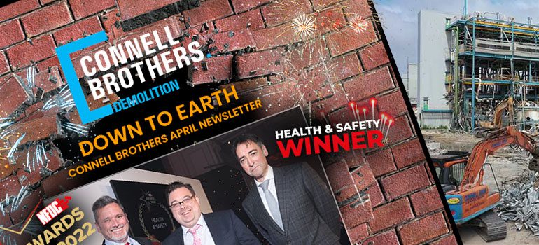 Connell Brothers Demolition Contractor Manchester April Newsletter